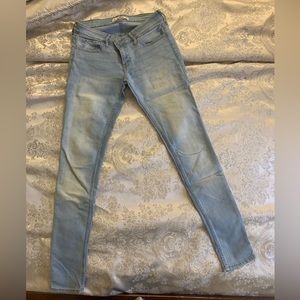 Hollister light wash skinny jeans